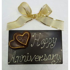 Happy Anniversary-bar with hearts